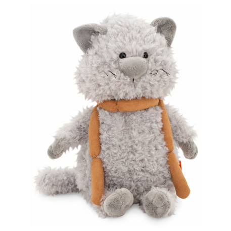 Peluche chat avec saucisses 25 cm Grey 1 - vertbaudet enfant 