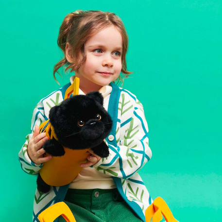 Peluche chat noir 35 cm Black 6 - vertbaudet enfant 