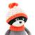 Peluche raton laveur avec bonnet orange 15 cm Grey 4 - vertbaudet enfant 