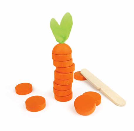 Jeu en bois coupe la carotte Orange 2 - vertbaudet enfant 