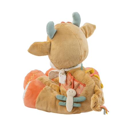 Peluche d'activité vache mila 45 cm Orange 3 - vertbaudet enfant 