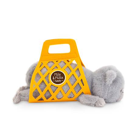 Peluche chat gris 35 cm Grey 2 - vertbaudet enfant 