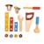 Boîte à outils ludique en bois Multicolor 3 - vertbaudet enfant 