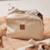 Trousse de toilette twill natural Ecru, beige 4 - vertbaudet enfant 