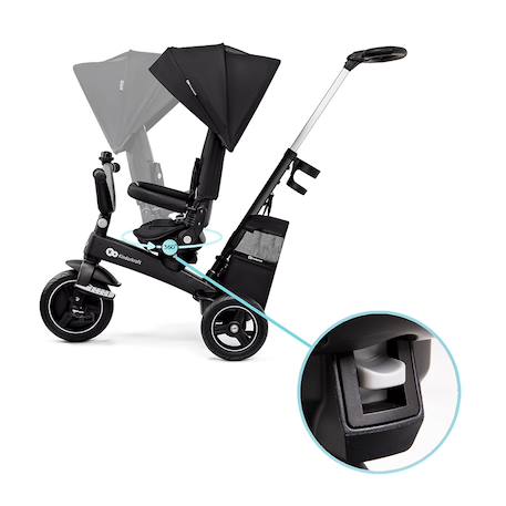 Tricycle modulaire avec siège rotatif et harnais de sécurité Gris+Noir+Rose+Vert 10 - vertbaudet enfant 
