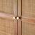 Armoire enfant en bois d'orme et rotin lisbeth Marron 4 - vertbaudet enfant 