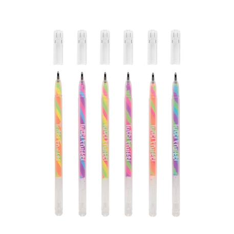 Stylos gel pailletés et parfumés Tutti Frutti – Set de 6 couleurs magiques Multicolor 1 - vertbaudet enfant 