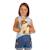 Peluche loup allongé marron & beige - 25 cm Marron 3 - vertbaudet enfant 