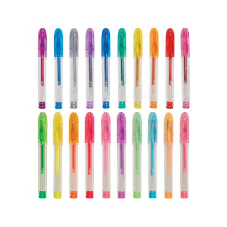 Set de 20 mini stylos gel parfumés Mini Doodlers – Couleurs pailletées, néon et pastel Multicolor 2 - vertbaudet enfant 