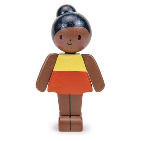 Poupée en bois fille Multicolor 1 - vertbaudet enfant 