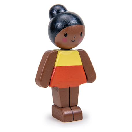 Poupée en bois fille Multicolor 2 - vertbaudet enfant 