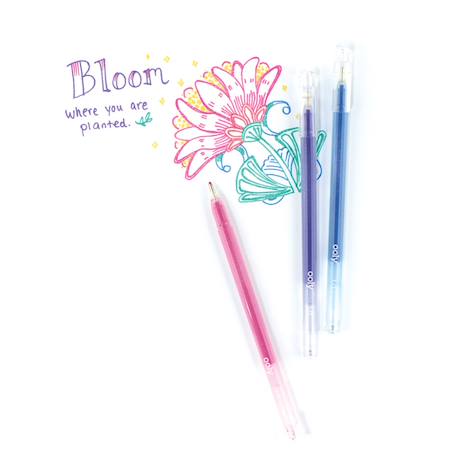 Stylos gel pailletés Radiant Writers – Set de 8 couleurs scintillantes Multicolor 4 - vertbaudet enfant 