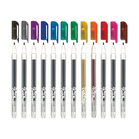 Stylos gel parfumés à la fraise – Set de 12 couleurs fruitées Multicolor 2 - vertbaudet enfant 