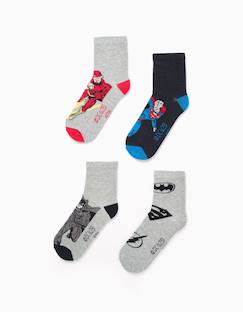 Pack de 4 paires de chaussettes super-héros batman  - vertbaudet enfant