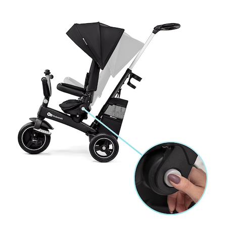 Tricycle modulaire avec siège rotatif et harnais de sécurité Gris+Noir+Rose+Vert 11 - vertbaudet enfant 