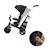 Tricycle modulaire avec siège rotatif et harnais de sécurité Gris+Noir+Rose+Vert 11 - vertbaudet enfant 