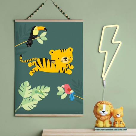Veilleuse led avec minuterie automatique tigre Orange 6 - vertbaudet enfant 