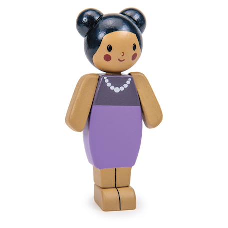 Poupée en bois - amande mère Multicolor 2 - vertbaudet enfant 