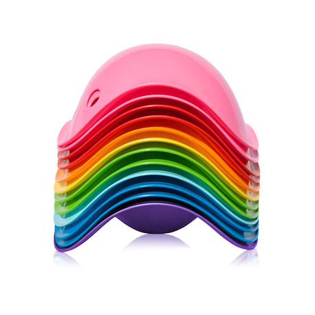 Bilibo Jeu d'équilibre, jouet de motricité pour Enfants Beige+Blanc+Bleu+Bleu clair+Bleu nuit+Jaune+Marron+Orange+Rouge+Vert+Violet 31 - vertbaudet enfant 