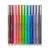 Stylos gel métalliques – Set de 12 couleurs brillantes pour papier clair ou foncé Multicolor 2 - vertbaudet enfant 