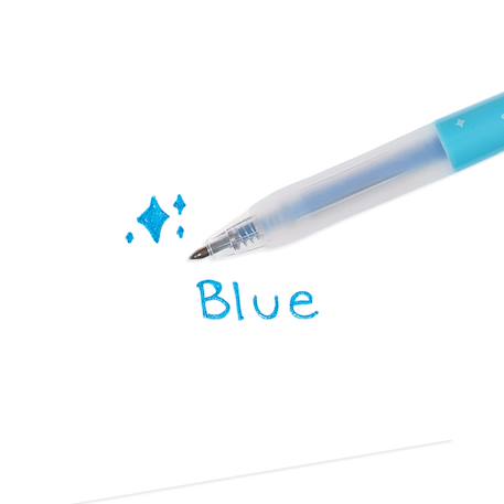 Stylos gel pailletés Oh My Glitter! – Set de 4 couleurs rétractables Multicolor 4 - vertbaudet enfant 