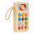 Téléphone portable en bois ludique avec boutons colorés et poignée Multicolore 2 - vertbaudet enfant 