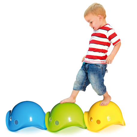 Bilibo Jeu d'équilibre, jouet de motricité pour Enfants Beige+Blanc+Bleu+Bleu clair+Bleu nuit+Jaune+Marron+Orange+Rouge+Vert+Violet 37 - vertbaudet enfant 