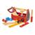 Boîte à outils ludique en bois Multicolor 1 - vertbaudet enfant 