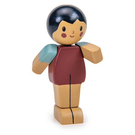 Poupée en bois - amande fils Multicolor 2 - vertbaudet enfant 