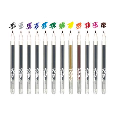 Stylos gel parfumés à la fraise – Set de 12 couleurs fruitées Multicolor 1 - vertbaudet enfant 