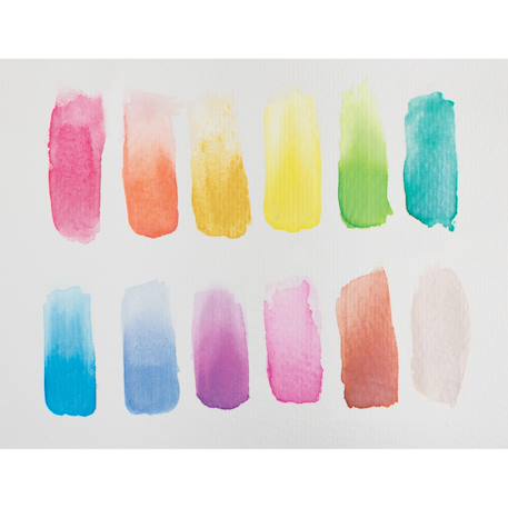 Aquarelles nacrées Chroma Blends – Set de 12 couleurs chatoyantes avec pinceau Multicolor 2 - vertbaudet enfant 