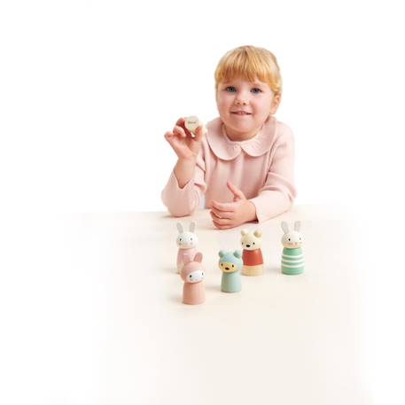Ensemble de poupées en bois - famille ours Multicolor 4 - vertbaudet enfant 
