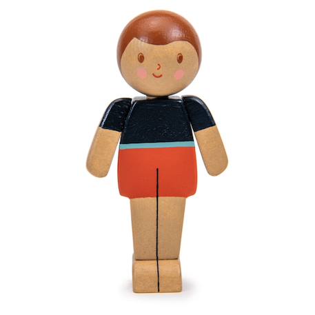 Poupée en bois - père Multicolor 1 - vertbaudet enfant 