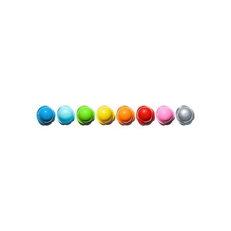 Bilibo Jeu d'équilibre, jouet de motricité pour Enfants Beige+Blanc+Bleu+Bleu clair+Bleu nuit+Jaune+Marron+Orange+Rouge+Vert+Violet 11 - vertbaudet enfant 