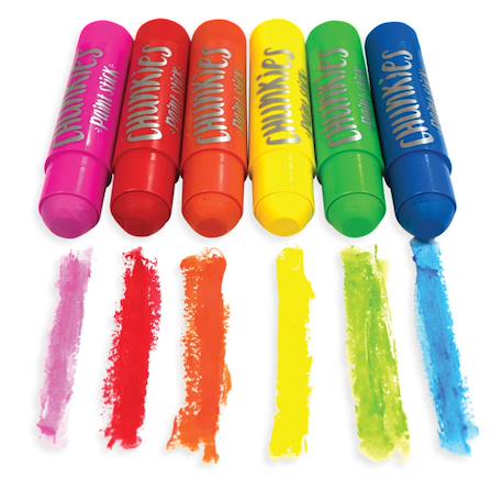 Bâtons de peinture Chunkies – Set de 12 couleurs lavables Multicolor 2 - vertbaudet enfant 