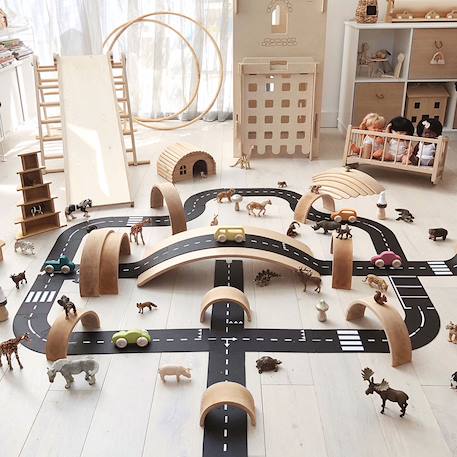 Circuit souple autoroute Noir 5 - vertbaudet enfant 