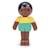 Poupée en bois - fils Multicolor 1 - vertbaudet enfant 