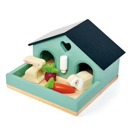 Set animal de familier lapin pour maison de poupée Multicolor 1 - vertbaudet enfant 