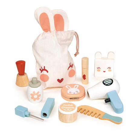 Jeu trousse de maquillage lapin en bois Multicolore 1 - vertbaudet enfant 