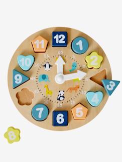Idées cadeaux bébés et enfants-Jouet-Jeux éducatifs-Horloge d'apprentissage en bois FSC®