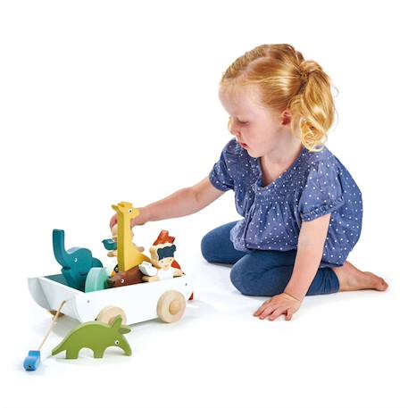 Bateau de l'amitié pour poupée en bois d'hévéa Multicolor 2 - vertbaudet enfant 