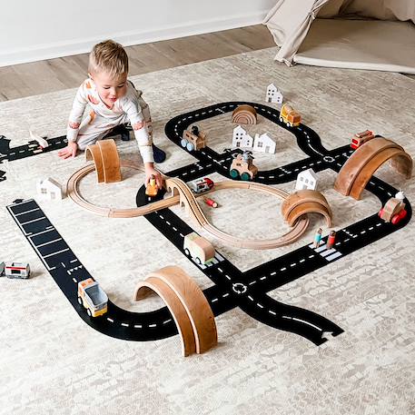 Circuit souple autoroute Noir 4 - vertbaudet enfant 