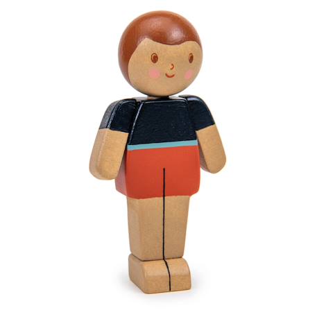 Poupée en bois - père Multicolor 2 - vertbaudet enfant 