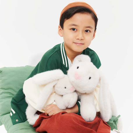 Peluche lapin blanc 62 cm Blanc 6 - vertbaudet enfant 