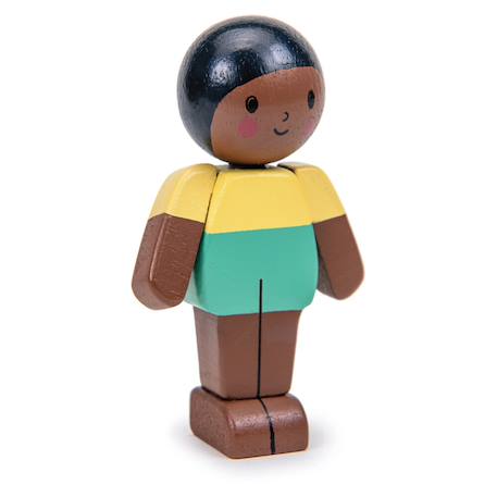 Poupée en bois - fils Multicolor 2 - vertbaudet enfant 