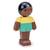 Poupée en bois - fils Multicolor 2 - vertbaudet enfant 