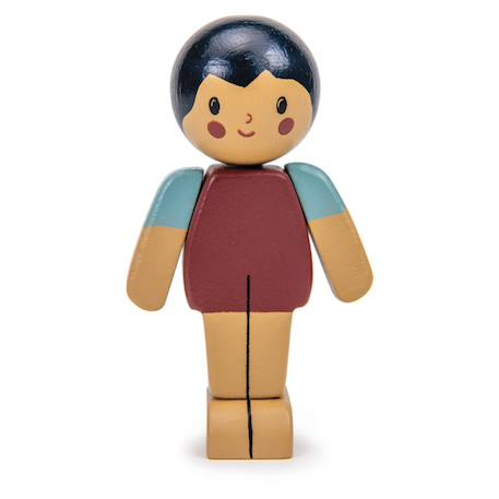 Poupée en bois - amande fils Multicolor 1 - vertbaudet enfant 