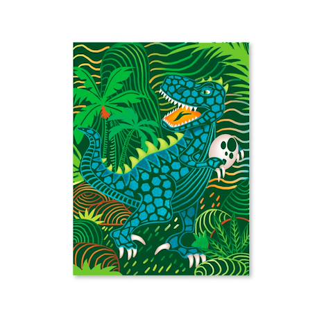 Set d'art scratch - dinosaure Multicolor 2 - vertbaudet enfant 