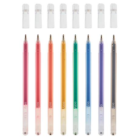 Stylos gel pailletés Radiant Writers – Set de 8 couleurs scintillantes Multicolor 1 - vertbaudet enfant 