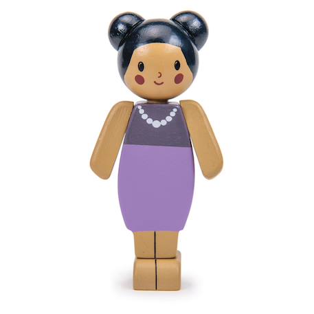 Poupée en bois - amande mère Multicolor 1 - vertbaudet enfant 